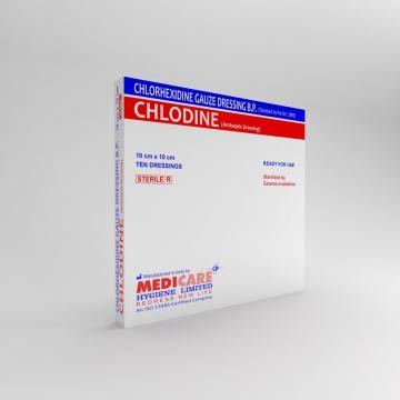 Chlorhexidine Gauze Dressing Manufacturer & Global Exporter | Sterile Antiseptic Wound Dressing