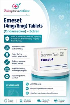 Emeset Tablets 4mg/8mg | Ondansetron Tablet Uses & Benefits