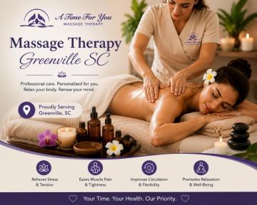 Massage Therapy Greenville SC – Personalized Massage for Relaxation & Wellness