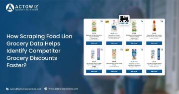 Scraping Food Lion Grocery Data - Identify Discounts