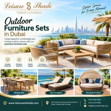 Choose Durable and Stylish Outdoor Furniture Sets in Dubai