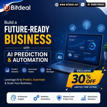 Build a Future-Ready Business with AI Prediction & Automation - Exclusive 30% Off