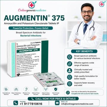 Augmentin Tablet: For Faster Recovery | Buy at OnlineGenericMedicine