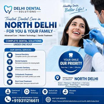 Best Dentist in North Delhi | Kamniyata Dental Solutions