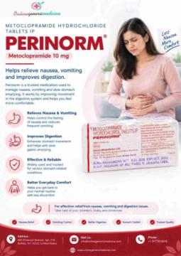 Perinorm 10 mg for Digestive Comfort | Online Generic Medicine