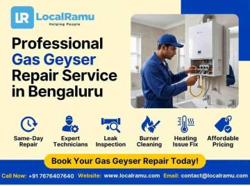 Fix Your Gas Geyser Today LocalRamu's Bengaluru Experts On Call