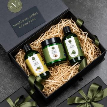 3-in-1 Abhyanga Massageolie Set voor Hydratatie en Ayurvedische Verzorging