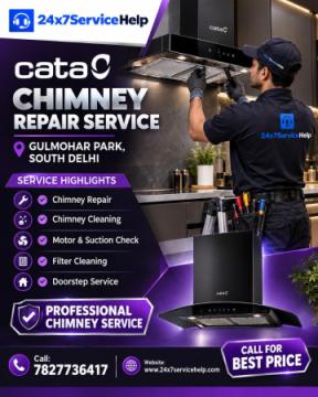 Convenient Chimney Maintenance with Cata Chimney Repair Service in Gulmohar Park South Delhi