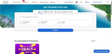 Save 20% on Agoda Hotels Worldwide