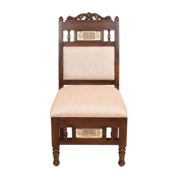 Buy Premium Teak Wood Chair with Cushion for Home & Office