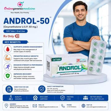 Anadrol-50 (Oxymetholone) for Anemia Management & Muscle Growth | Online Generic Medicine