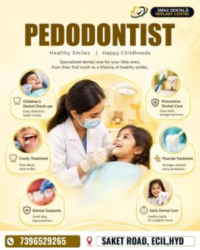 Healthy Smiles, Happy Childhoods: Expert Pediatric Dentistry in ECIL, AS Rao Nagar