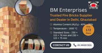 Trusted Fire Bricks Supplier and Dealer in Delhi, Ghaziabad