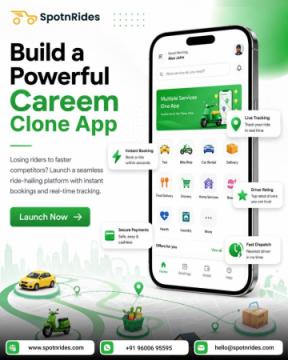 Custom Careem Clone App – Launch a Scalable Ride-Hailing Platform