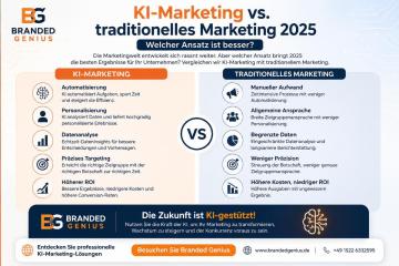 KI-Marketing vs. traditionelles Marketing 2025 | Welcher Ansatz ist besser?