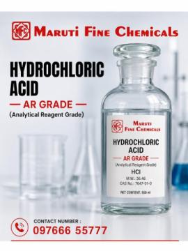 Trusted Hydrochloric Acid AR Grade Supplier in Maharashtra