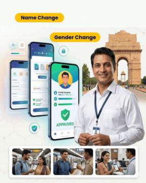 Official Gazette Notification Service for Aadhaar Name Change