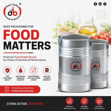 Food Grade Drums for Safe & Reliable Food Packaging