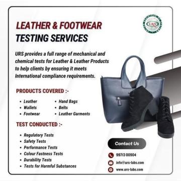 Leather Products Testing Lab near Agra