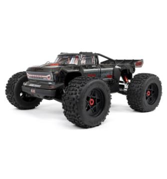 Arrma Outcast 8S BLX EXB Brushless RTR 1/5 4WD Stunt Truck (Black) w/DX3 Radio, Smart (MEGATRONTOYS)