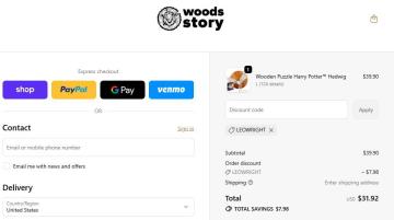 25% OFF All Orders on Woods Story