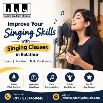 Improve Your Singing Skills with Singing Classes in Kolathur