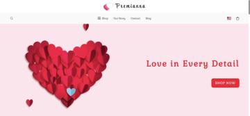 Get 10% OFF Your Entire Order at Premianna