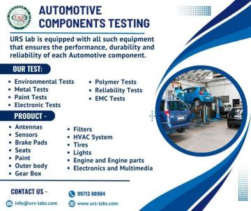 URS Automotive Product Testing Labs in Pune