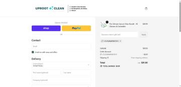 10% OFF Sitewide on Uproot Clean