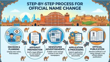 Complete Gazette Name Change in Rajasthan Assistance | Vakil India