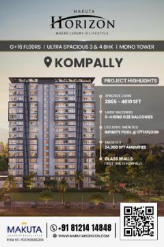 Luxury Apartments for Sale in Kompally | Makuta Horizon