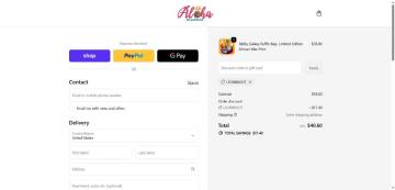 30% OFF Your Order on Aloha Glamour