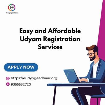 Easy and Affordable Udyam Registration Services