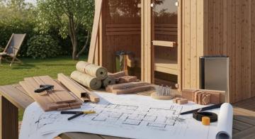 Outdoor Sauna Building Plan