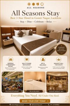Best 3 Star Hotel in Lucknow | Spa, Banquet & Restaurant – Gomti Nagar