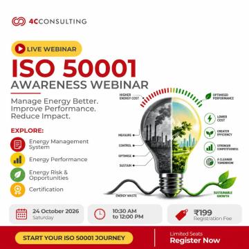 ISO 50001 Awareness Webinar – 4C Consulting
