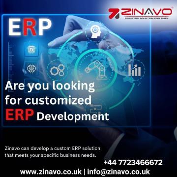 Custom ERP Development Company in UK | Zinavo