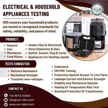 Electrical Household Products Testing Lab near Noida
