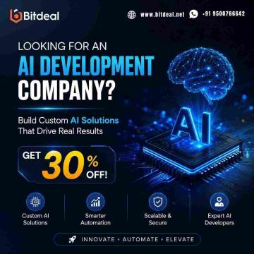 Looking for an AI Development Company? Build Custom AI Solutions and Get 30% OFF!