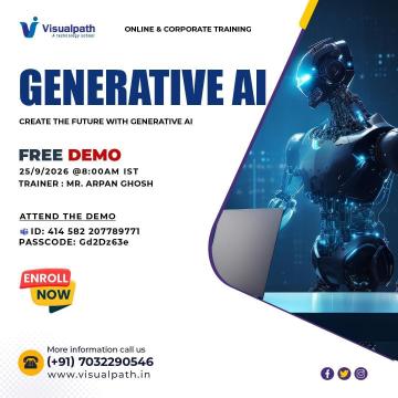 Join Generative AI Online Training Free Demo - Sep 25th