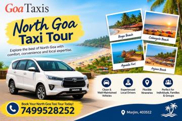 North Goa Taxi Tour for Easy and Comfortable Sightseeing