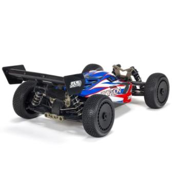 Arrma 1/8 TYPHON 6S TLR Tuned 4X4 RTR Brushless Buggy, Red/Blue (MEGATRONTOYS)