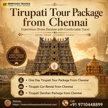 Tirupati Tour Package From Chennai A Comfortable Spiritual Journey