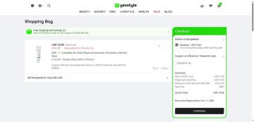 Extra 5% OFF Your All Purchases on YesStyle