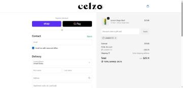 30% OFF + Free Shipping Your Order on Celzo Drink