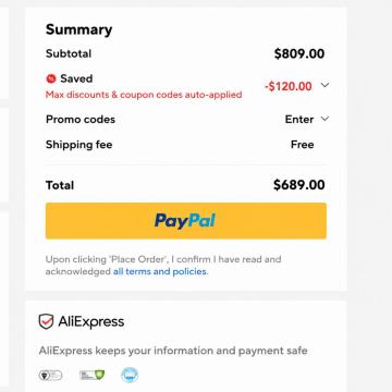 June Exclusive $120 OFF All Orders Starting at $30 or More On AliExpress