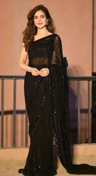 Elegant Black Sequence Saree Collection Crafted For Modern Festive Evenings