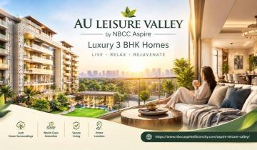 AU Leisure Valley by NBCC Aspire in Techzone 04, Noida Extension,
