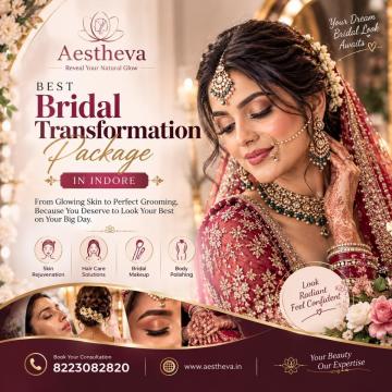 Best Bridal Transformation Package in Indore - Aestheva