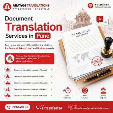 Professional Document Translation Services in Pune | Certified Translation Solutions